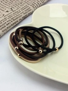 10 cái trang trí hạt rắn cho phụ nữ buộc tóc thông thường để trang trí tóc - Nhiều màu - Xem 3