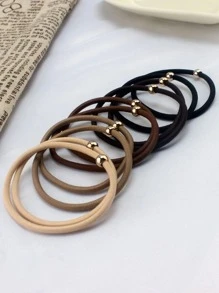 10 cái trang trí hạt rắn cho phụ nữ buộc tóc thông thường để trang trí tóc - Nhiều màu - Xem 1