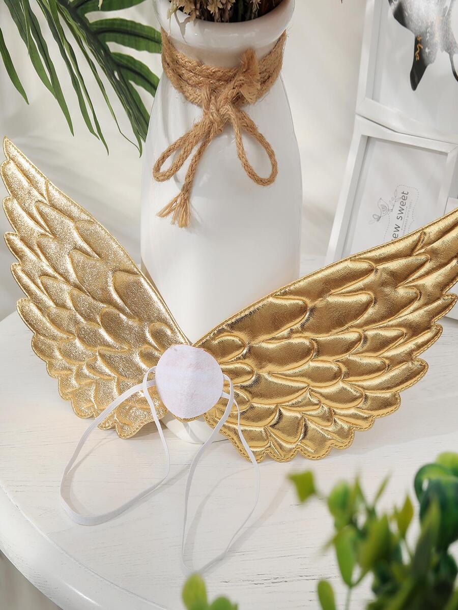 1入組機翼設計派對裝飾用品工具 - 金色 - 查看 1