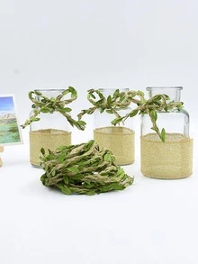 1 rollo Cuerda de cáñamo DIY - Verde - Ver 3