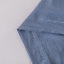 1 Đồng Màu Cơ Thể Gối, hiện Đại Polyester Thoáng Khí Giường Gối Không Chất Độn Cho Tất Cả Các Mùa - Màu xanh lam - Xem 5