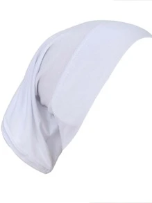 Women Solid Casual Infinity Scarf For Daily Life - White - View 3