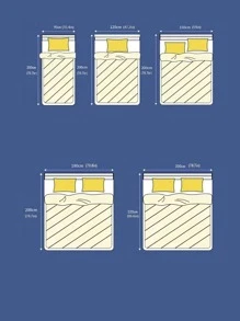 1pc Solid Color Fitted Sheet, Minimalist Plain Fabric Fitted Bottom Sheet For Bedroom, All Season - Multicolor - View 6