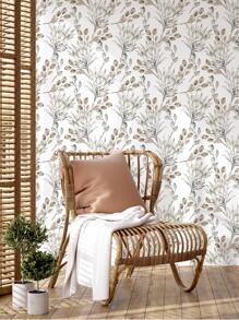 1 rollo Rollo adhesivo de pared PVC con patrón de hoja impermeable para casa - Multicolor - Ver 8