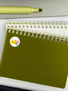 500 piezas/rollo Pegatinas con dibujos animados nube & en forma de sol con - Multicolor - Ver 6