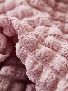 1 Màu Trơn Bọc Đầu Giường, Hồng Seersucker Tấm Bảo Vệ Đầu Giường Cho Phòng Ngủ - Hồng - Xem 3