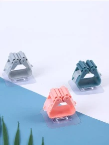 1 Chất Lượng Cao Cây Lau Nhà Treo Tường Người Tổ Chức Giá Đỡ Bàn Chải Chổi Móc Treo Nhà Có Giá Để Đồ Phòng Tắm - Xám - Xem 2