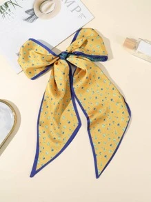 Dây buộc tóc thời trang kiểu Boho dành cho nữ có họa tiết cá để trang trí tóc - Màu vàng - Xem 2