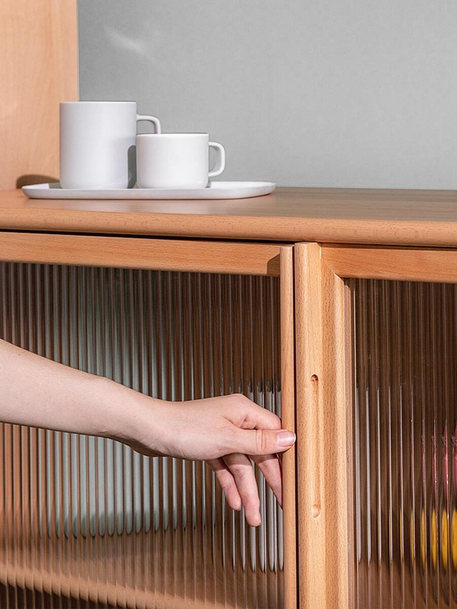 1pc PVC Decorative Film, Modernist Clear Waterproof Window Sticker For