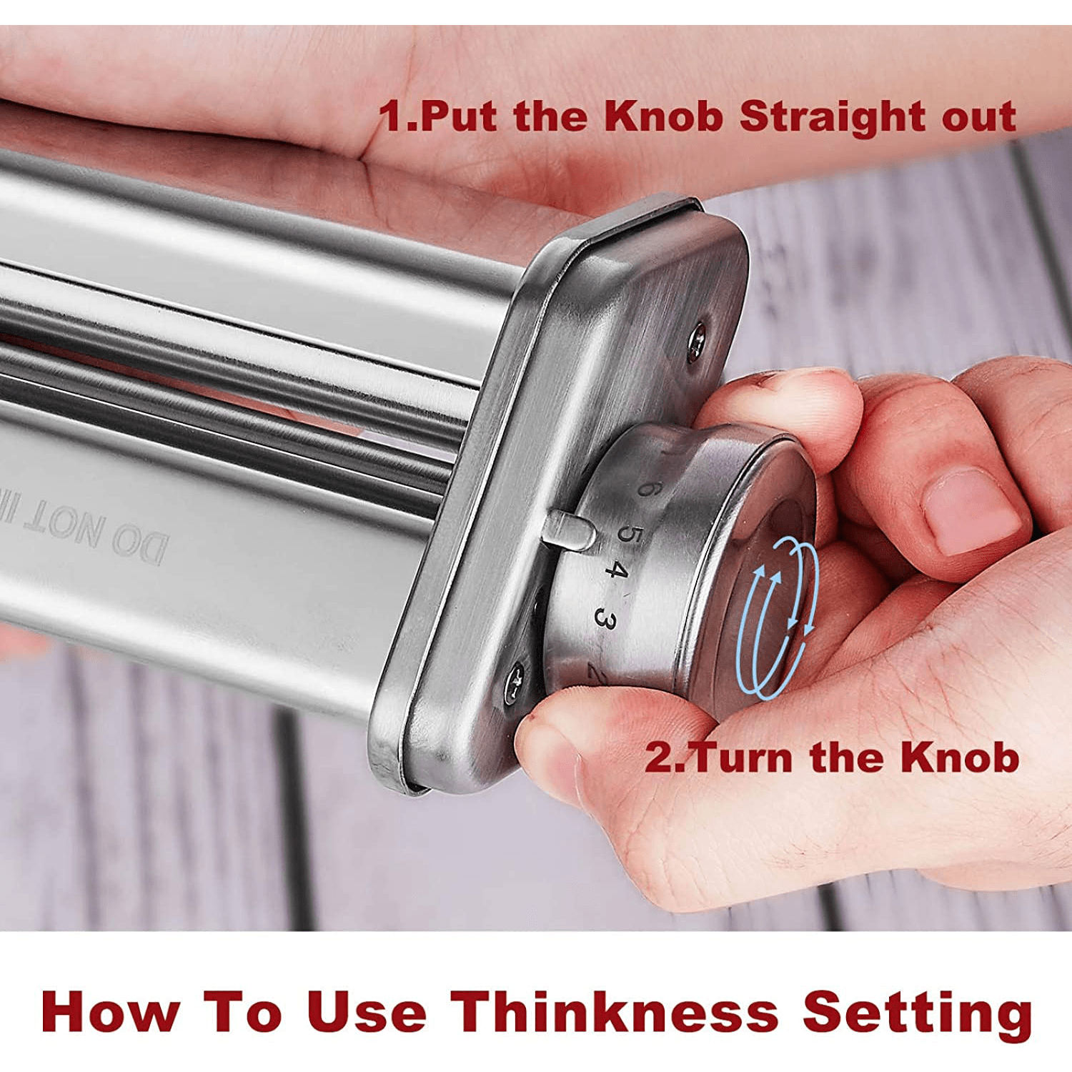 Gvode Pasta Attachment for KitchenAid Stand Mixer Included Pasta Sheet