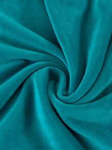 1/2 Vỏ bọc ghế vịt bằng lông giả màu trơn cho phòng khách - Màu xanh ngọc - Xem 3