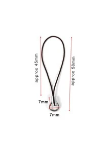 100Pcs/Set Random Mixed Color Polyester Cord With Jump Ring Lanyard Rope For Making Keychain DIY Craft Pendant Handmade Materials - Multicolor - View 6
