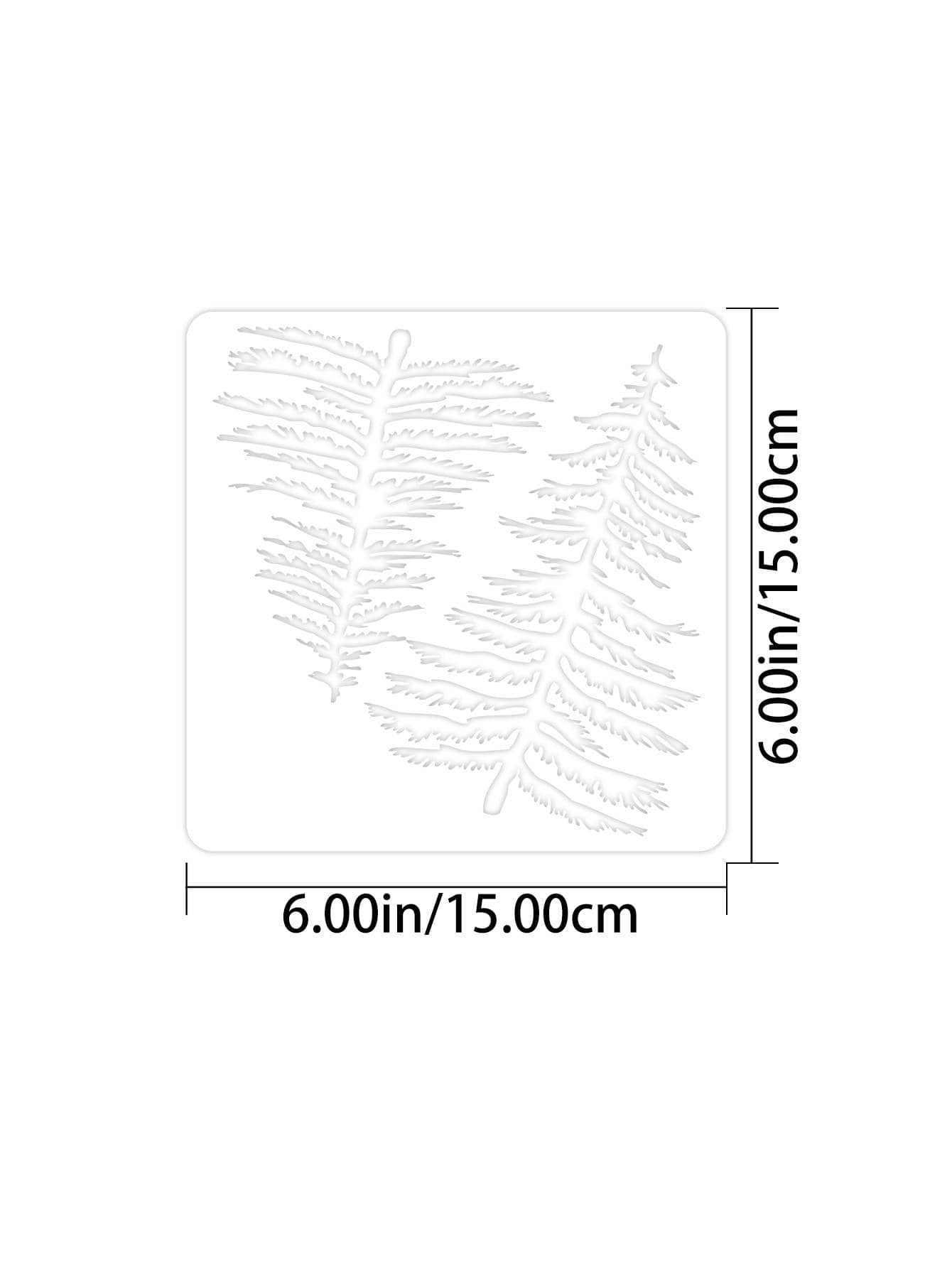 1pc Tree Hollow Drawing Stencil, Simple Multipurpose Painting Template