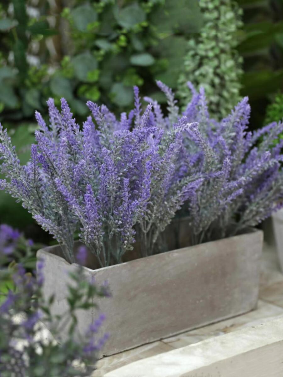 5入組套人造植物現代塑料浪漫家居人造花 - 彩色 - 查看 1