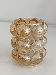 1pc Camel Creative Makeup Brush Storage Cup, Glass Modern Storage Box For Household - Camel - View 3