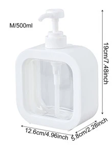 1 pieza Dispensador de loción transparente - Blanco - Ver 4