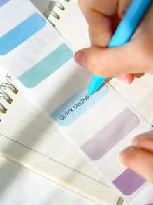 1 Bộ 60 Giấy Ghi Chú Màu Macaron - Nhiều màu - Xem 1