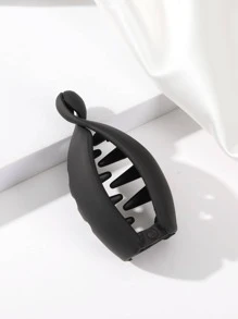 1pc Versatile High Ponytail Banana Clip Small Hair Claw Clip, Hair Accessories, Head Accessories, Hairpin - Black - View 5