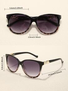 1 Cặp Nữ Rùa Khung Mắt Mèo Gọng Kính Mát Boho Cho Mùa Hè - Màu tím - Xem 5