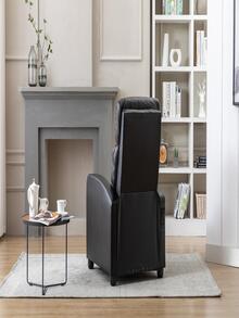 Electric Recliner for the Elderly with Massage Therapy and Heat, Simple Pushback, Power Chair& Small Sofa Suitable for Living Room & Bed Room - màu đen - Xem 9