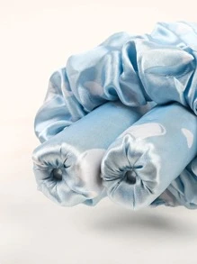 4 件套女士心形印花时尚发饰套装，适合日常生活万圣节 - 彩色 - 查看 4