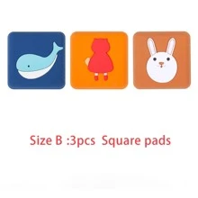 POLEXIN 3 cái dừng cửa đồ họa hoạt hình - Nhiều màu - Xem 6