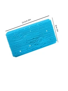 1pc Wooden Pattern Cookie Mold - Blue - View 6