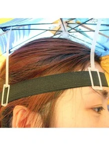 1 pieza de color combinado exterior plegable Paraguas Gorra - Multicolor - Ver 4