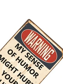 1pc Slogan Graphic Garden Sign Best Gifts Birthday Graduation - Beige - View 4