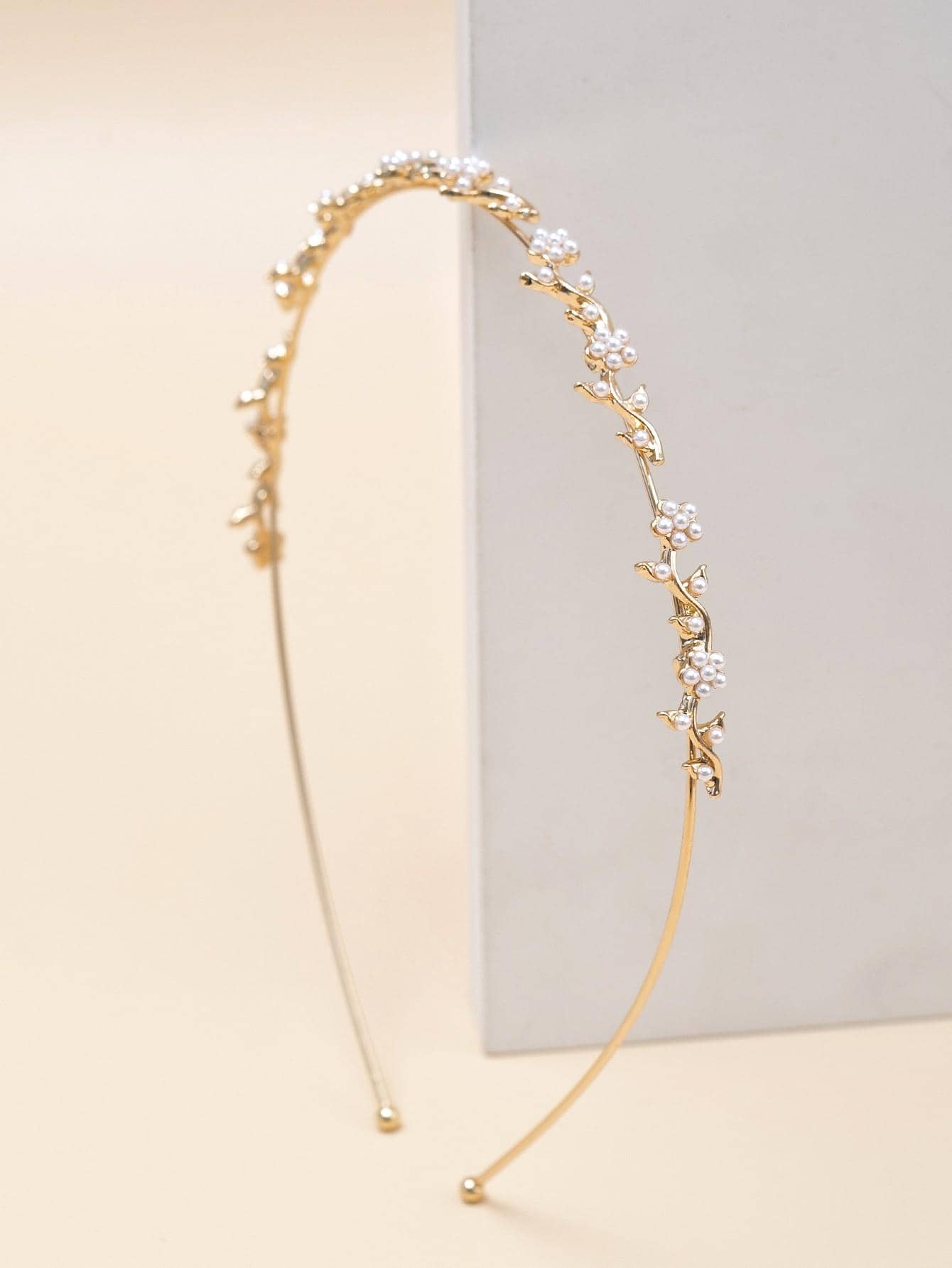 人造珍珠裝飾髮箍