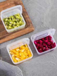 1pc Clear Storage Box - Clear - View 4