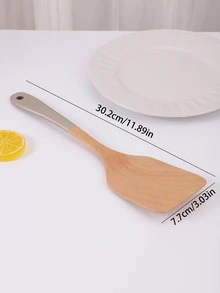 1 pieza Espátula de cocina de madera - Albaricoque - Ver 5