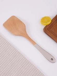 1 pieza Espátula de cocina de madera - Albaricoque - Ver 2