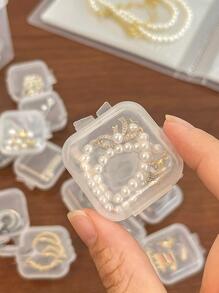 10入組透明首飾收納盒 - 無色 - 查看 1