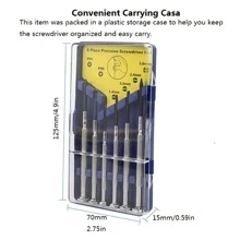 6pcs Non-slip Screwdriver Set - Multicolor - View 2