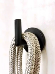 6pcs Solid Color Curtain Holdback - Black - View 2