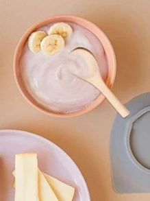 Bộ Muỗng Gỗ 3 Món, Muỗng Mini Di Động Hộ Gia Đình Apricot - Màu be - Xem 3