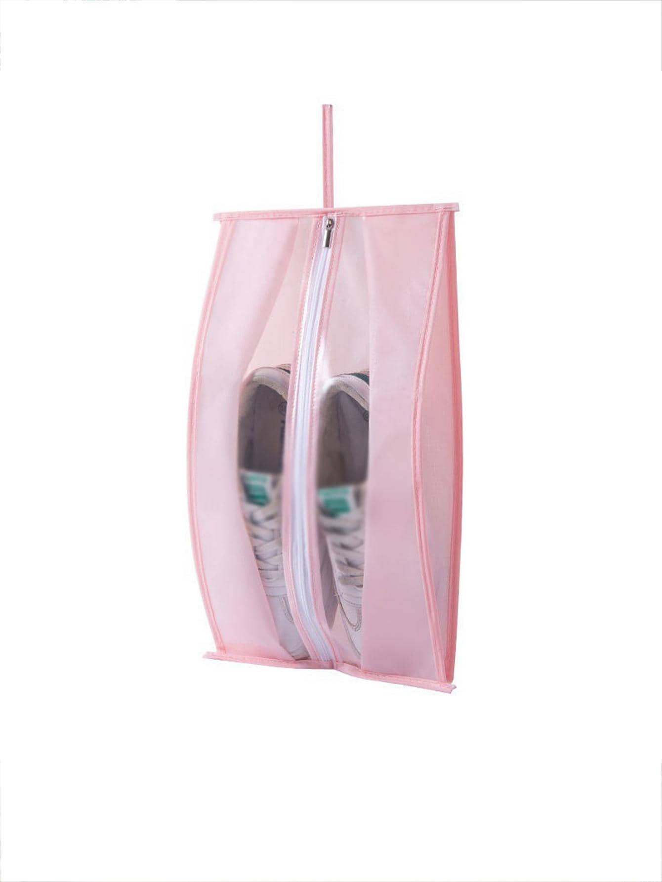 1 Túi Đựng Giày PEVA Di Động, Túi Đựng Giày Tối Giản Sắp Xếp Lưu Trữ Cho Du Lịch - Hồng - Xem 1