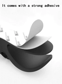 1pc Plastic Cord Holder, Minimalist Solid Color Small Kitchen Appliance Cable Organizer For Home - White - View 5