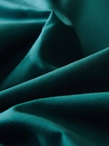 Ruffle Trim Bed Skirt - Green - View 3