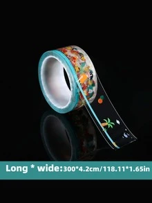 1 rollo Parche adhesivo fuerte PVC moderno piña & con estampado de figura para casa - Multicolor - Ver 4