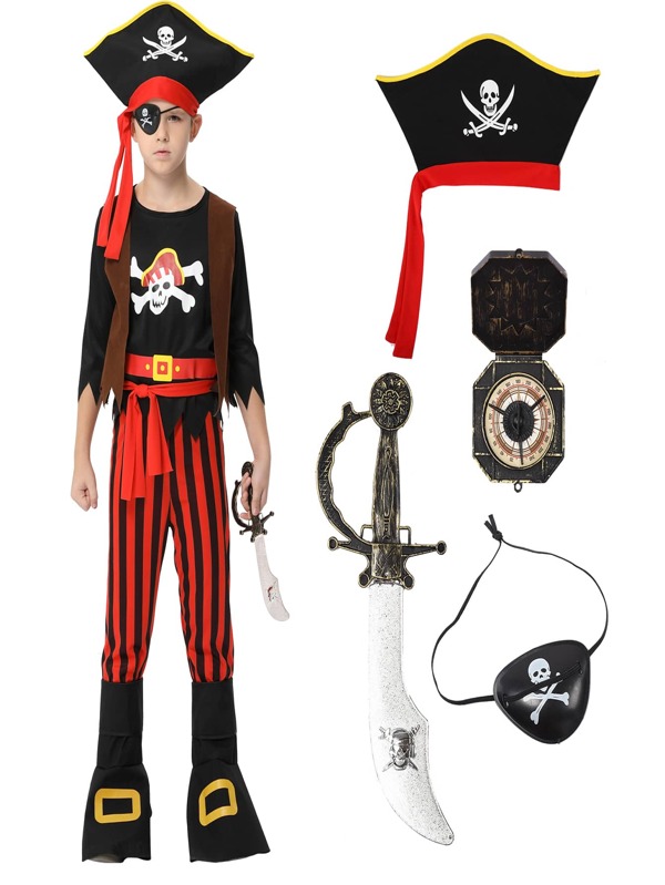 Pirate Costume for Boys Pirate Costume Kids Pirate Costume with Pirate