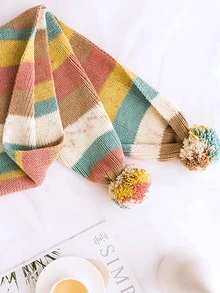 Sợi Acrylic, Sợi Khối Màu Hiện Đại Cho DIY - Màu Hồng  San hô - Xem 6