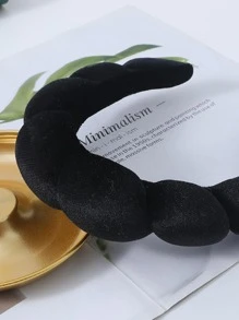 1 băng đô nữ xoắn thời trang để trang trí tóc - màu đen - Xem 4