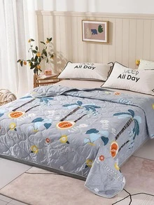 1 pieza Edredón con estampado de dibujos animados - Multicolor - Ver 3