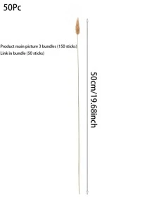 50 stuks kunstplanten van kunststof, minimalistische decoratieve kunstbladeren voor thuis, feest, Valentijnsdag, cadeau, herfstdecoratie en herfst.