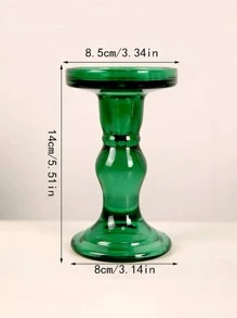 1入組玻璃燭臺 - 綠色 - 查看 7