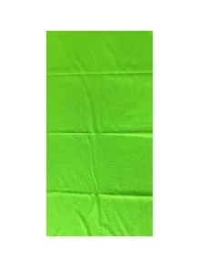 Cubre cuello deportivo de protección solar con protección UV sólido de poliéster de color para el sol - Verde - Ver 4