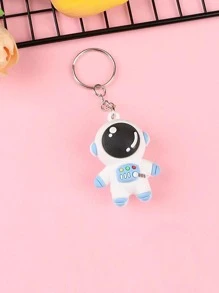 可愛的太空人吊飾鑰匙圈 - 藍色 - 查看 6
