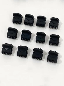 Juego de 12 pinzas de pelo sólidas de uso diario para mujeres, pinzas para el pelo, ganchos para el pelo, abrazaderas para el cabello, sujetadores para el cabello